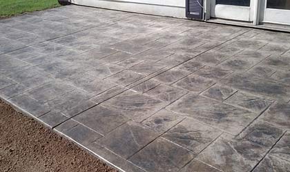 Bucks County Stamped Concrete | Ground Up Landscaping