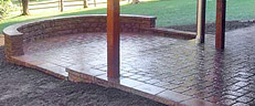 Langhorne PA Custom & Stamped Concrete - Ground Up Landscaping